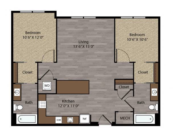 Floor Plan - Colfax I