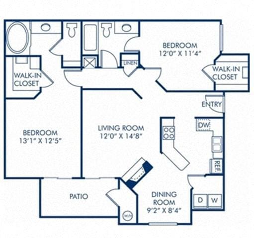 Floor Plan - 2B Renovation 3