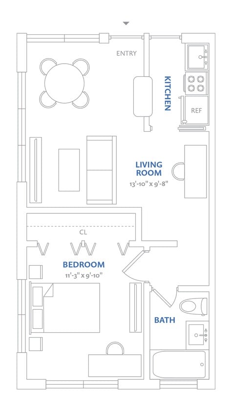 Floor Plan - Residence 42, Floors 1-2