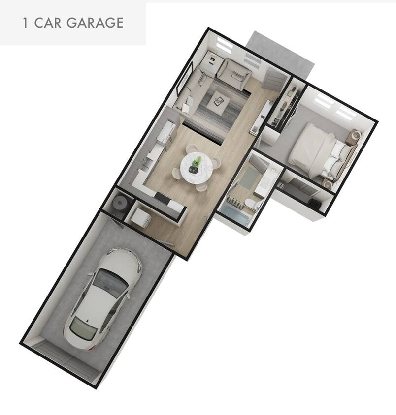 Floor Plan - Flex Gen 1-Bed