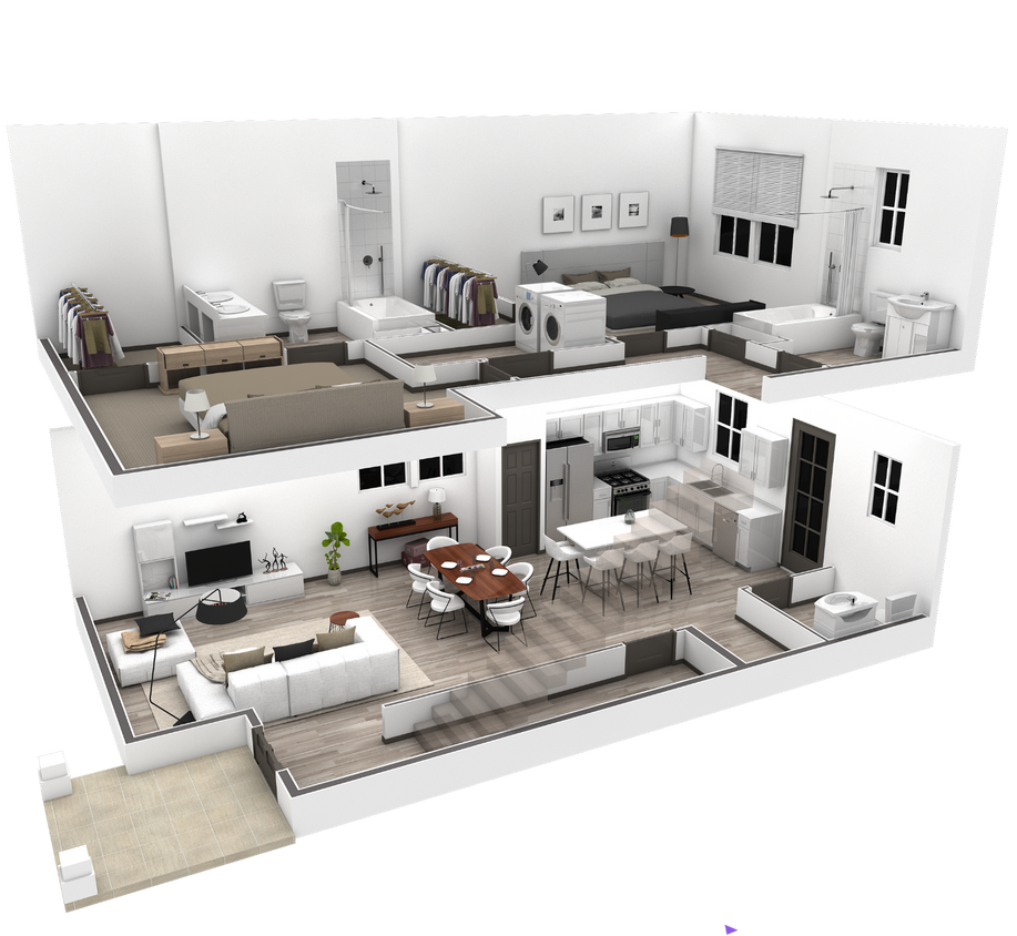 Floor Plan - 2BR Vista