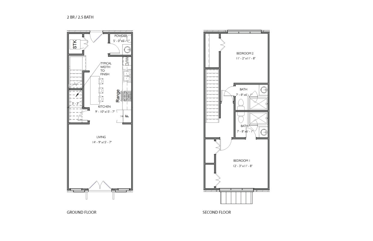 Floor Plan - 2 Bedroom