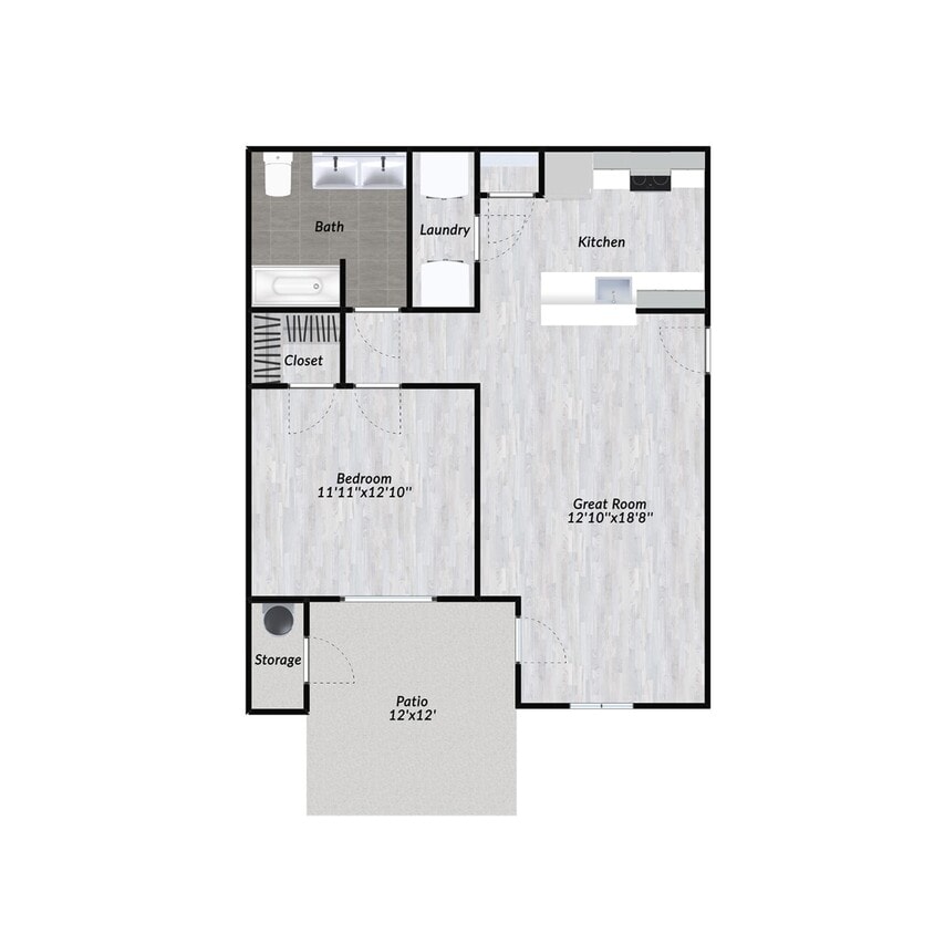 Floor Plan - Unit A - First Floor