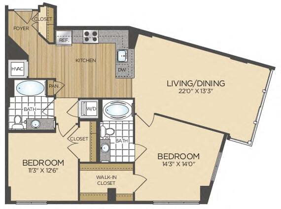 Floor Plan - 909- B1