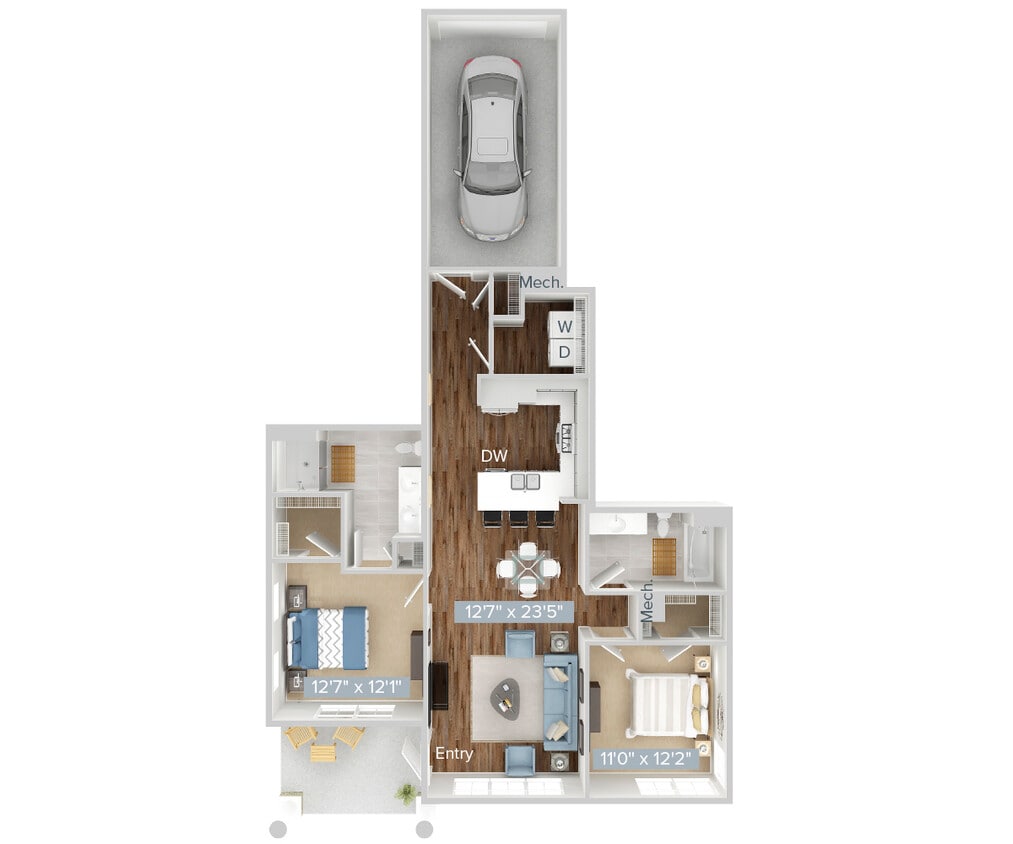 Floor Plan - B1-1166