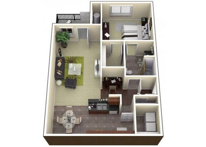Floor Plan - The Santa Fe