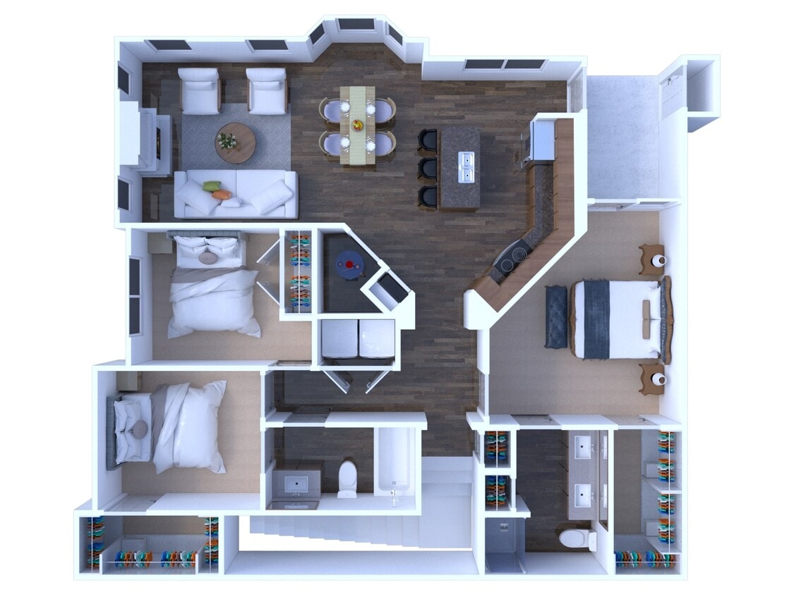 Floor Plan - 3 Bedrooms Floor plan C2
