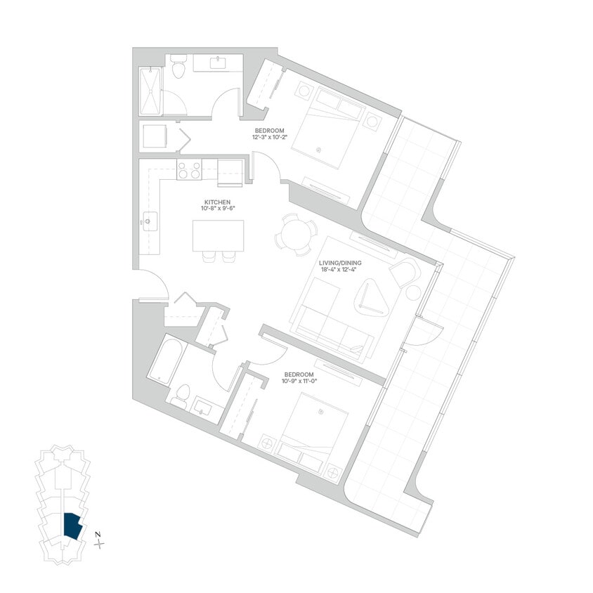 Floor Plan - 100N_2b06a