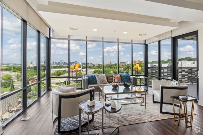 2BR, 2BA - 1,613SF - Living Room - The Shay Apartments