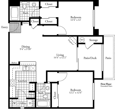Floor Plan - The Hollyhock