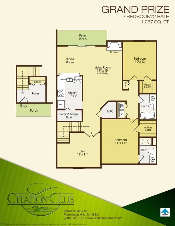 Floor Plan - Grand Prize