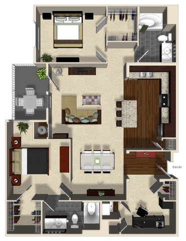 Floor Plan - Grapefruit B