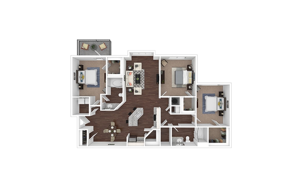 Floor Plan - Chastain - Renovated