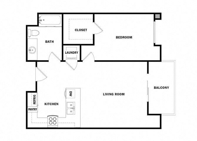 Floor Plan - 1X1 A3