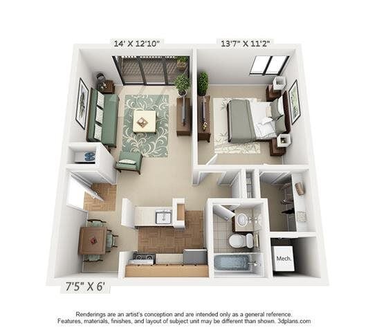 Floor Plan - 1A