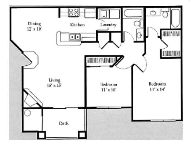 2BR, 2BA - Sienna 1015 sq ft - Sienna