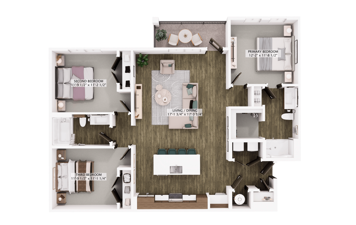 Floor Plan - Logan Square (C2)