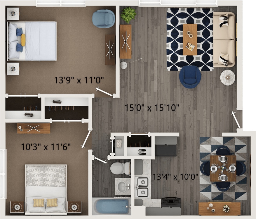 Floor Plan - The Barrington
