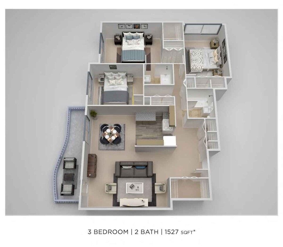 Floor Plan - PCH 3 Bdrm