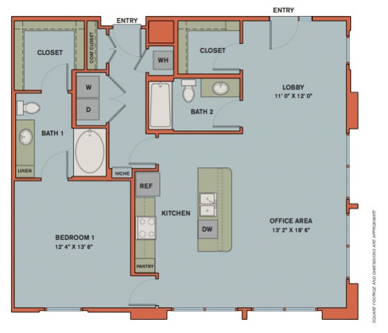Floor Plan - B3.1 Live Work Space