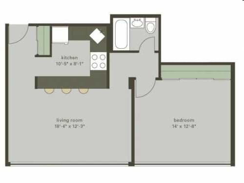 1BR/1BA - algn1b04