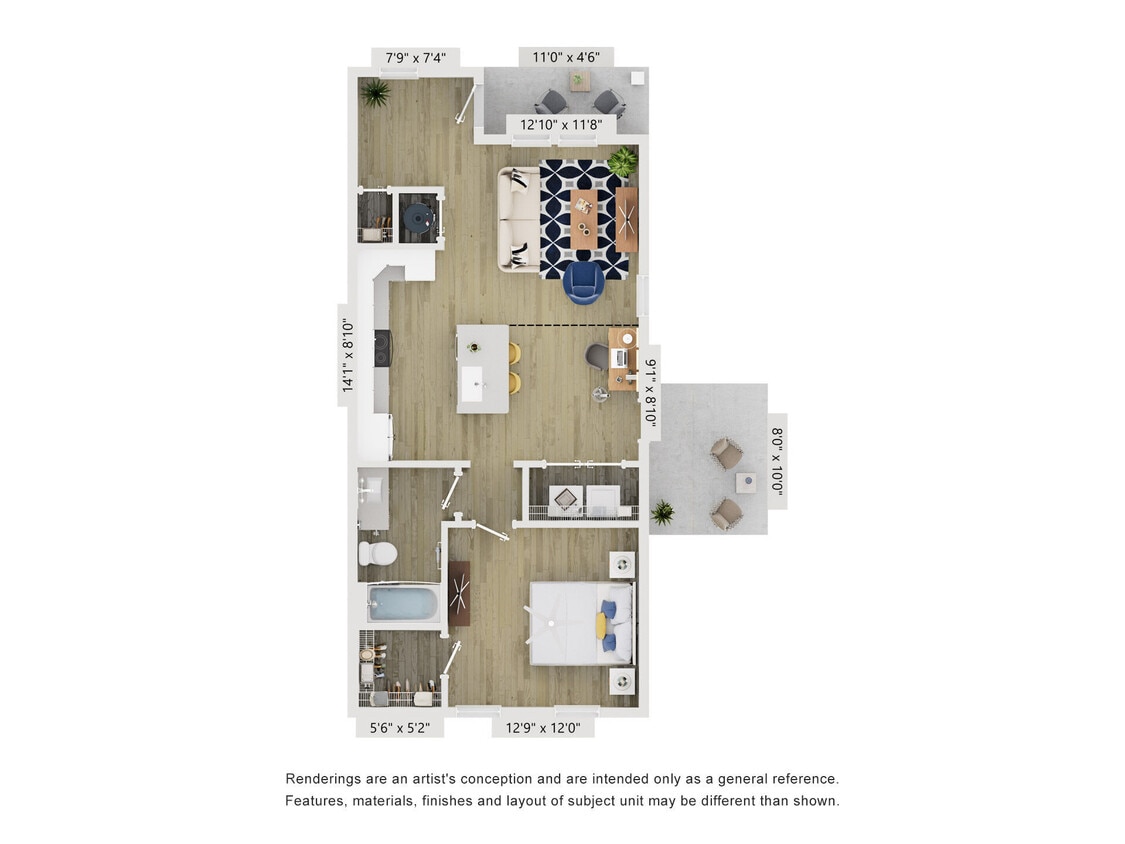 Floor Plan - Cottage A1