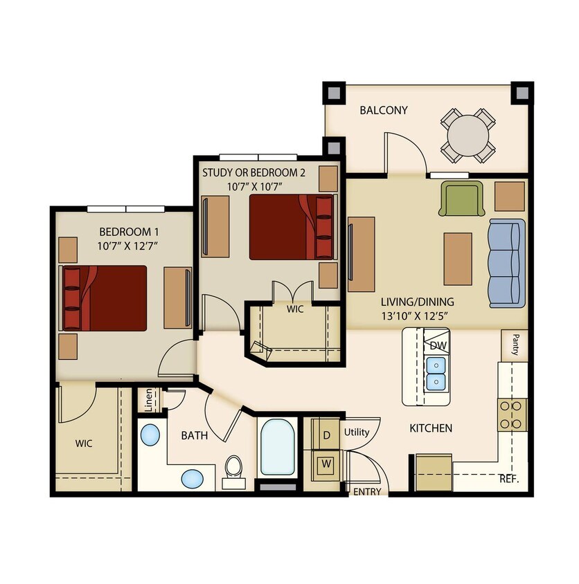 TruNorth Floor Plan B1 - B1