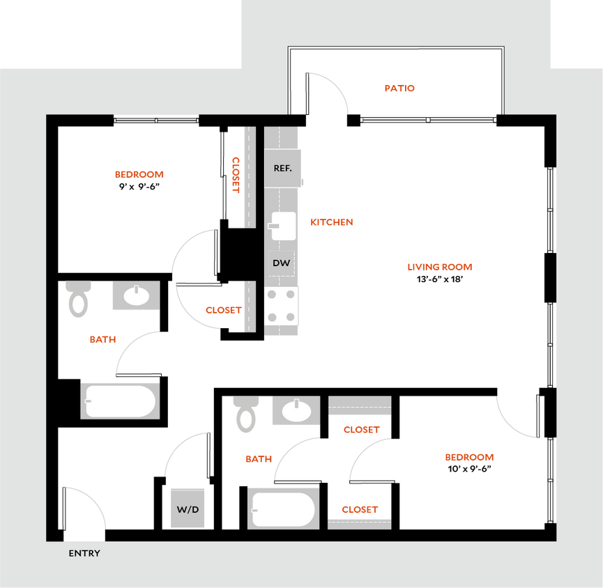 Floor Plan - 2E