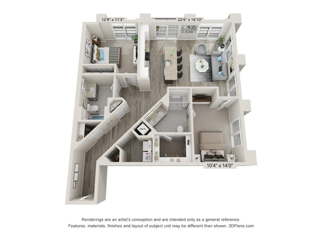 Floor Plan - The Archway E