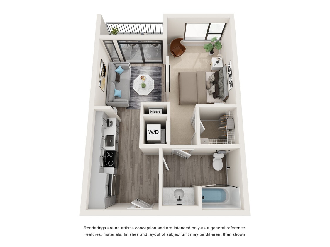 Orion - Studio, 1 Bath, 526 sq. ft. - Orion