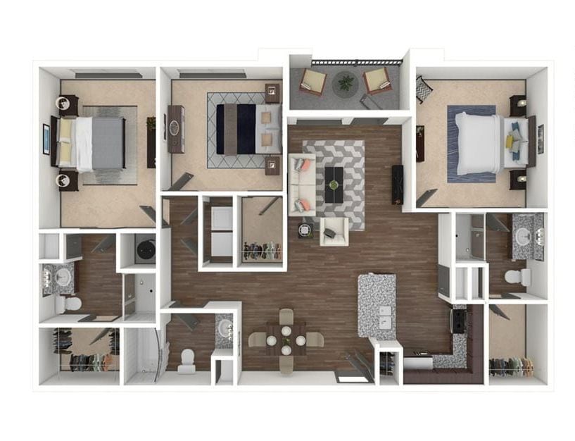 3 Bed/3 Bath - 3 Bed/3 Bath