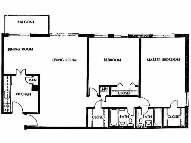 2BR/2BA - 2Bedroom 2Bathroom