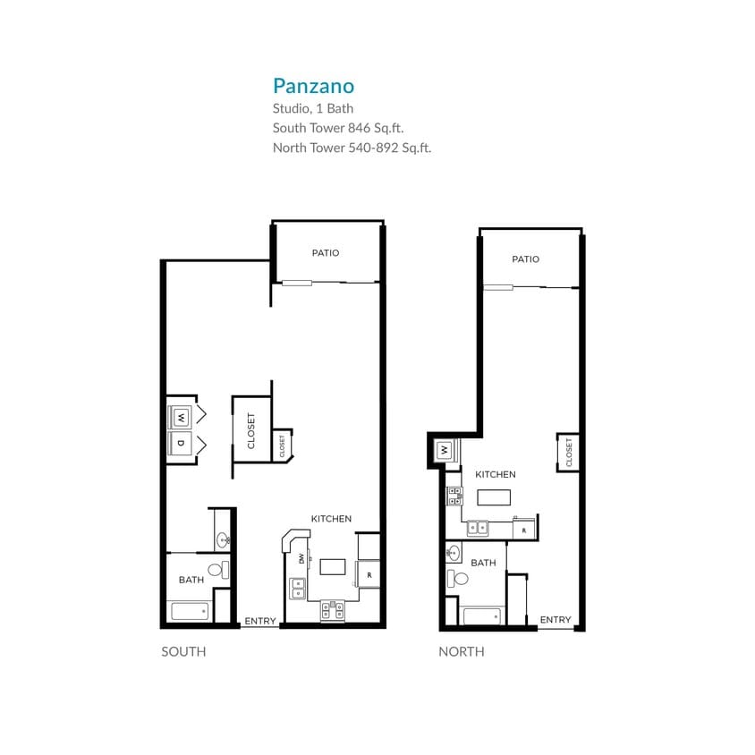 Floor Plan - North Tower Panzano