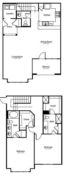Floor Plan - B4TH Renovated