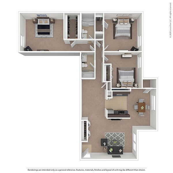 Floor Plan - 3 BEDROOM (3A)