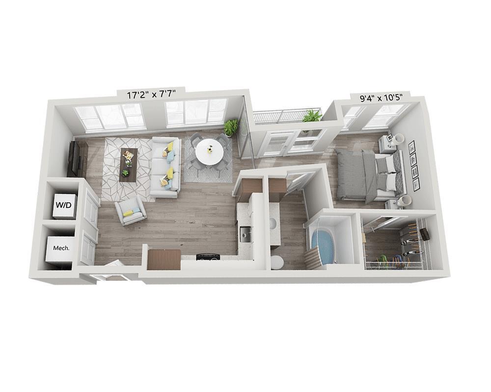 Floor Plan - Studio E1F