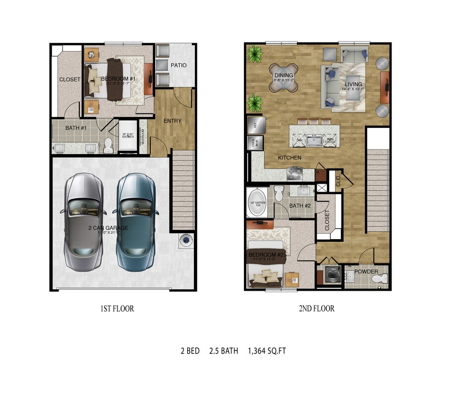 A2-17-unit B2-Model_combined copy - Magnolia