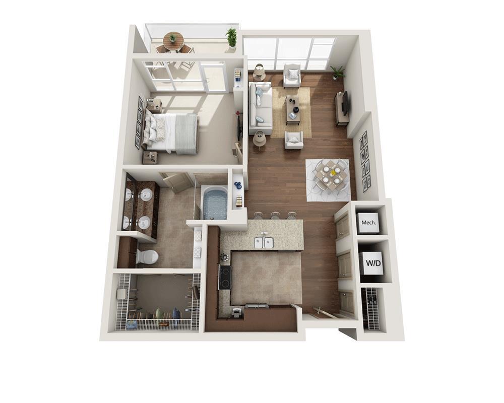 Floor Plan - Plan B (A1B)