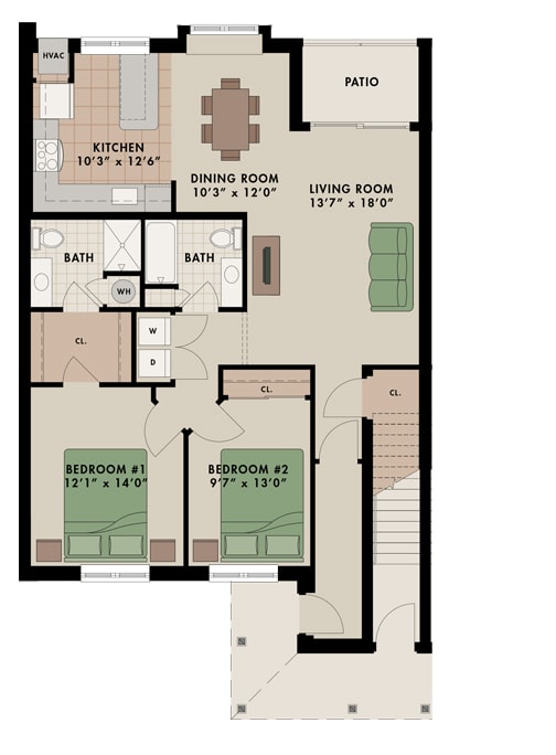 Floor Plan - Rockport (first floor)