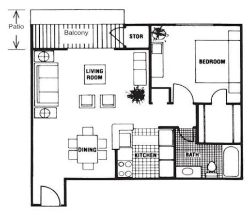 Floor Plan - 1C- Belmont