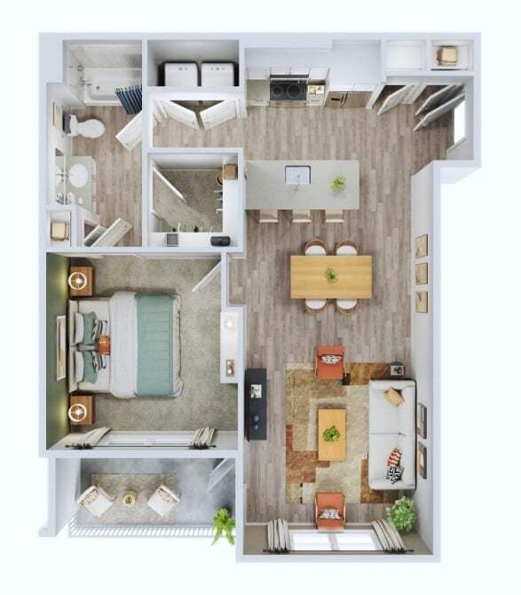 Floor Plan - 1B