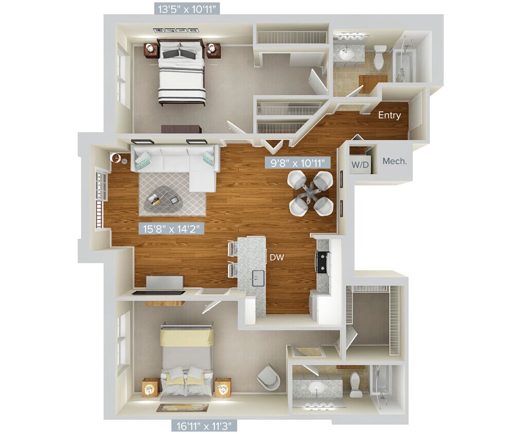 Floor Plan - B6-1135-02T