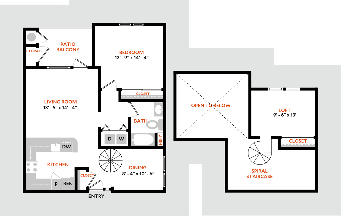 Floor Plan - Plan 1DR
