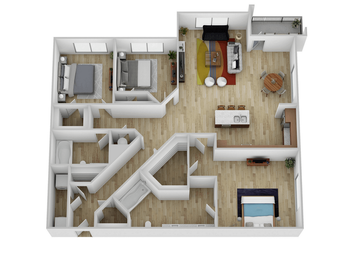 Katy Ranch 1388 SF 2025 - 3 Bed, 2 Bath