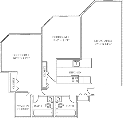 Floor Plan - The Bostonian