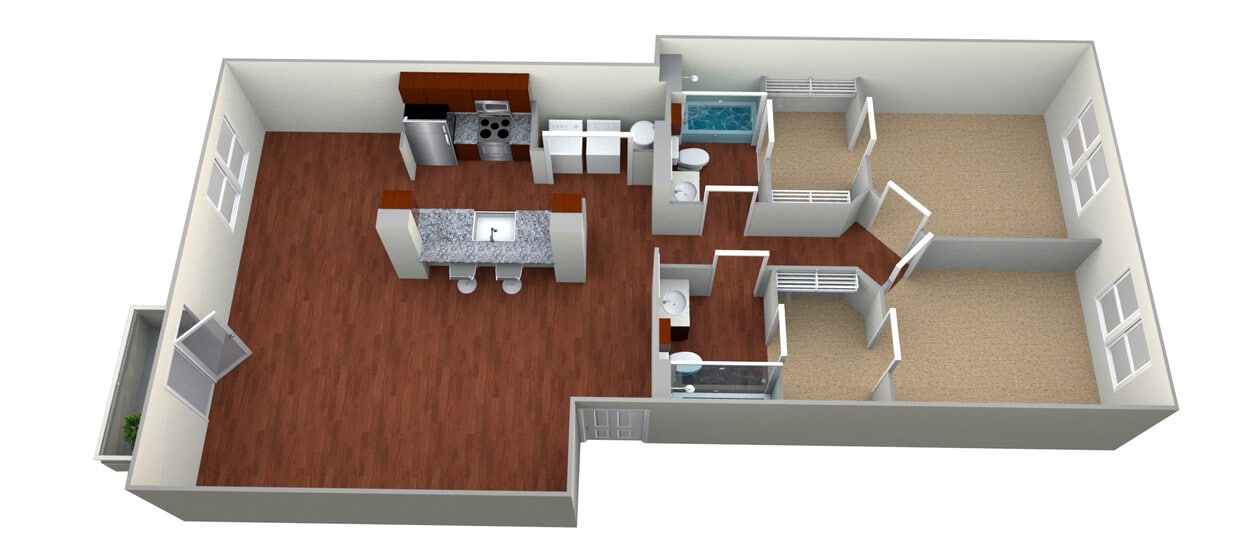 Floor Plan - Town Square II-B