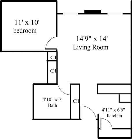 1 Bedroom Garden - 1 Bedroom Garden