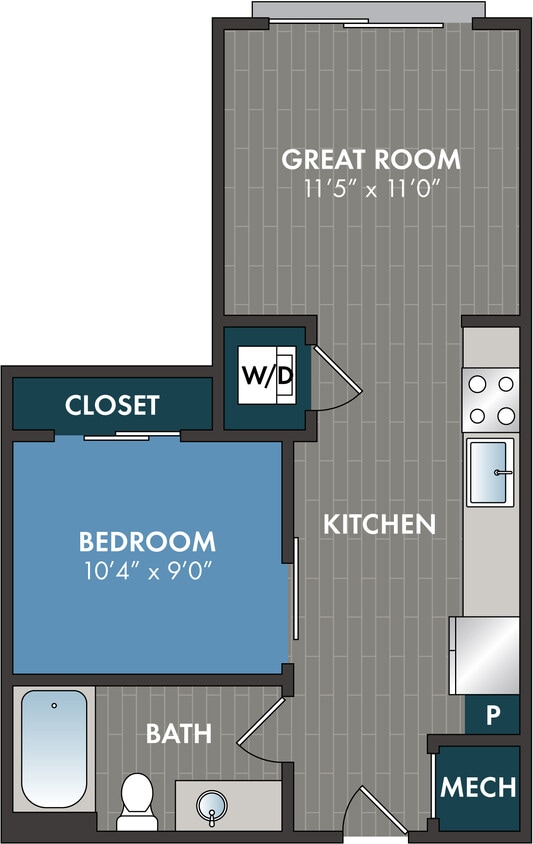 Floor Plan - Allegheny