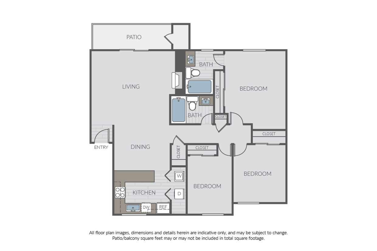 Plan 3A (3 Bed, 2 Bath) - Plan 3A