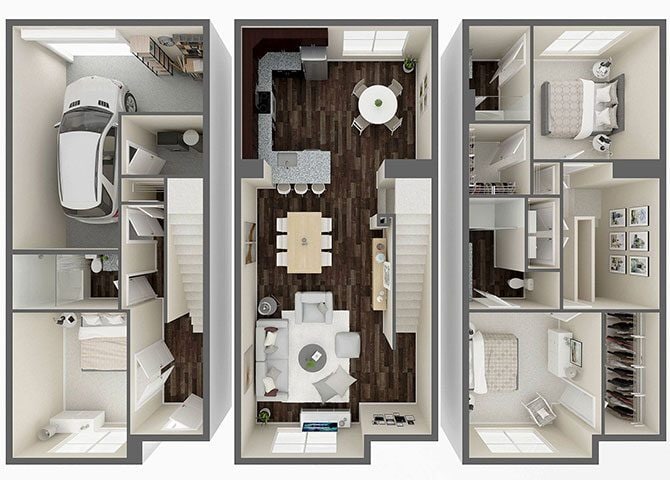 Floor Plan - B.2 - Townhome
